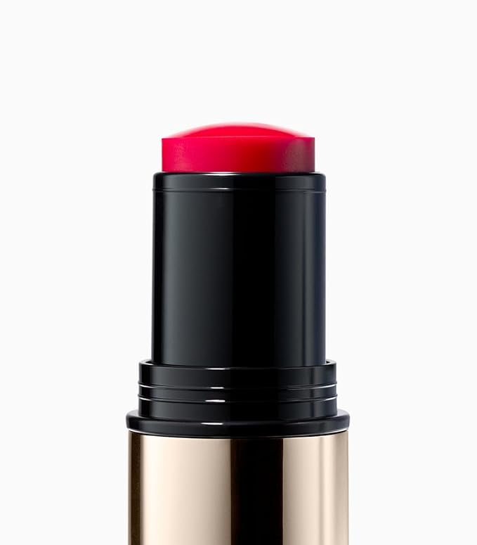MAKE Beauty Heat Stroke Cream Blush Stick for Cheeks with Natural Hydrating Dewy Finish. Creamy Gel Blush Balm - Shade Inflamed, Coral Orange Cheek Tint