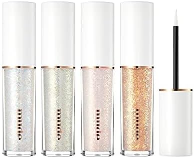 Dreamy Liquid Glitter 02 Gold Glory with Thin Applicator from Shimmering to Bold Glitter in One Multi-Dimensional Finish with Long Wearing Formula