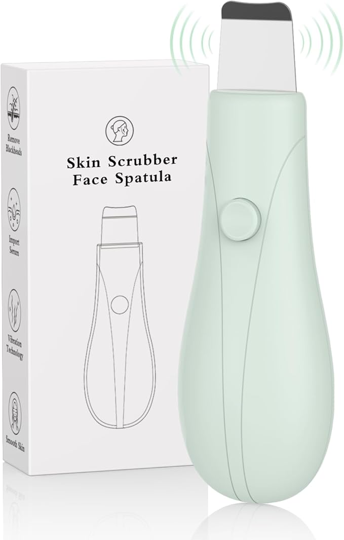 Blackhead Remover Tools, Black Head Remover for Face and Nose, Skin Scrubber Face Spatula Deep Pore Cleaner for Daily Skin Care, Skin Care Tools for Men and Women, Whitehead Removal (Green)