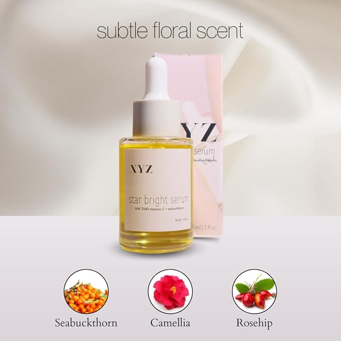 Star Bright Vitamin C Serum - Brightening Face Serum with THD Vitamin C, Rosehip, and Sea Buckthorn | Brighten and Even Skin Tone | Target Signs of Aging | 1 fl oz (30 mL)