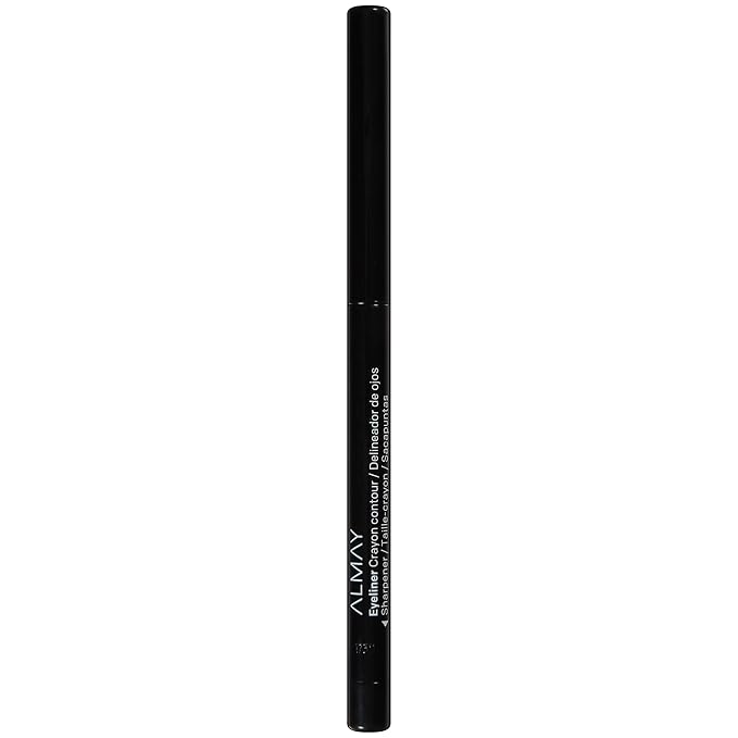 Almay All-Day Eyeliner Pencil, Hypoallergenic, Cruelty-Free, Smudge-Proof, Ophthalmologist Tested, Long Wearing and Water Resistant, 205 Black, 0.01 oz