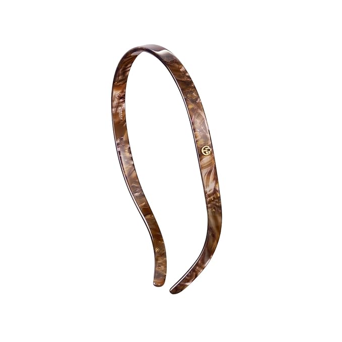 EVITA PERONI Hair Band for Eyewear, No Pressure, Non Slip Fashion Thin Headbands for Women - Dazzling Brown - Hairband for Women's Hair