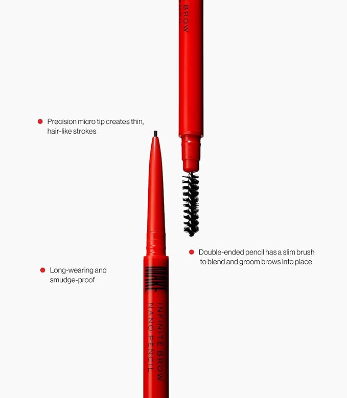 MAKE Beauty Nano Brow, Micro Eyebrow Pencil. Long-Lasting Smudgeproof Eye Brow Makeup for Hairlike Lines. Precision Liner for Natural-Looking Eyebrows - Shade, Cool Taupe Medium Brown