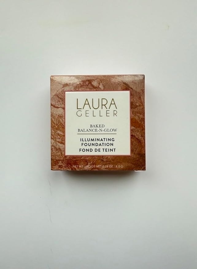 LAURA GELLER NEW YORK Baked Balance-N-Glow Illuminating Foundation - Fair - Buildable Sheer to Light Coverage - Satin Finish