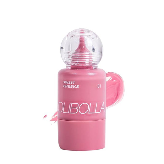 Liquid Blush, High Pigment, Buildable, Lightweight, for Radiant & Flushed & Dewy Cheeks, Long-lasting, Hydrating Cream Blush, For Dry Skin, 0.31 fl.oz