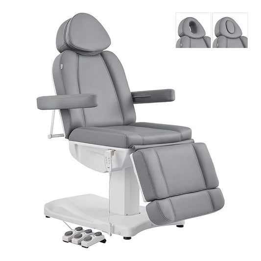 Dir Full Electrical Medical Aesthetic Chair Facial Beauty Bed Podiatry Doctors Office Chair with 3 Motors Ink
