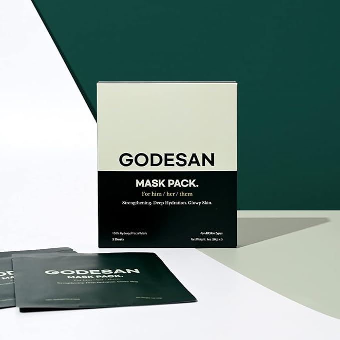 Hydrogel Face Mask Pack 10pcs - Rich Collagen, Deep Moisture, Tea Tree, All skin type, Hyaluronic