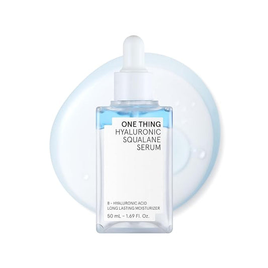 ONE THING Hyaluronic Squalane Serum (1.69 fl.oz / 50ml), Korean Skincare, Hyaluronic Acid, Moisturizing, Oil-moisture Balance, Moisture Inner Dry