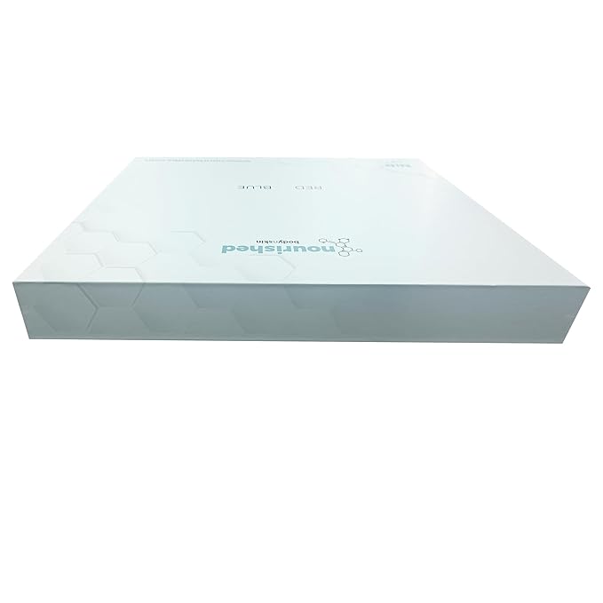 Portable LED Face Mask with Near-Infrared - Blue, Red Light Therapy for Face - 114 LEDs - Skincare Tool for Wrinkles, Anti-Aging