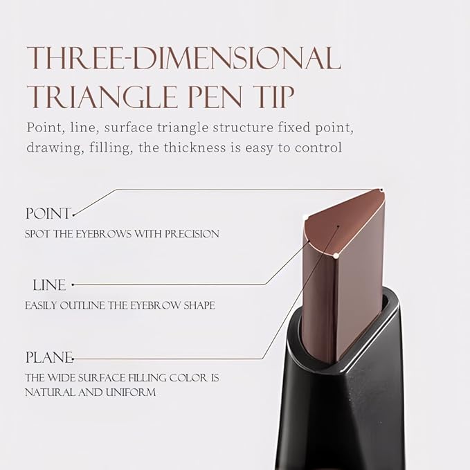 sam sugar 4-in-1 Eye Makeup Kit 4-Color Eyeshadow Palette Double-Ended Liquid Eyeliner Volumizing Mascara Eyebrow Pencil & Brush for Daily Makeup（03#）