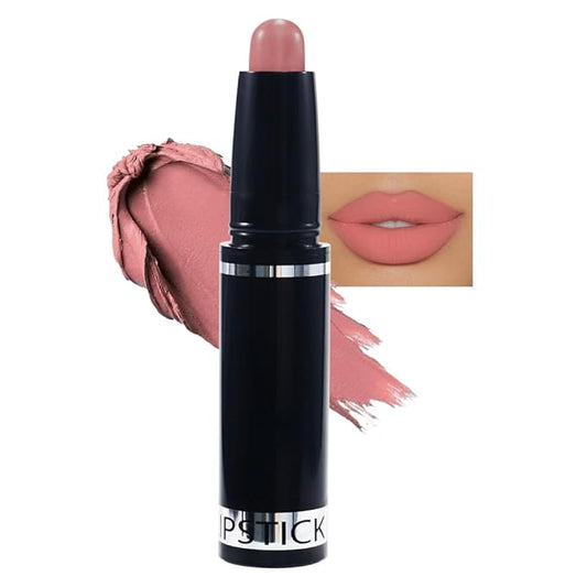 Pink Matte Lipstick Crayon Pencil Set,Velvet Lip Stick for Women 24 Hour Long Lasting Waterproof Lip Liner,Magic Lipstick 24 Hours Original Lip Liner Makeup Stain Long Lasting Waterproof