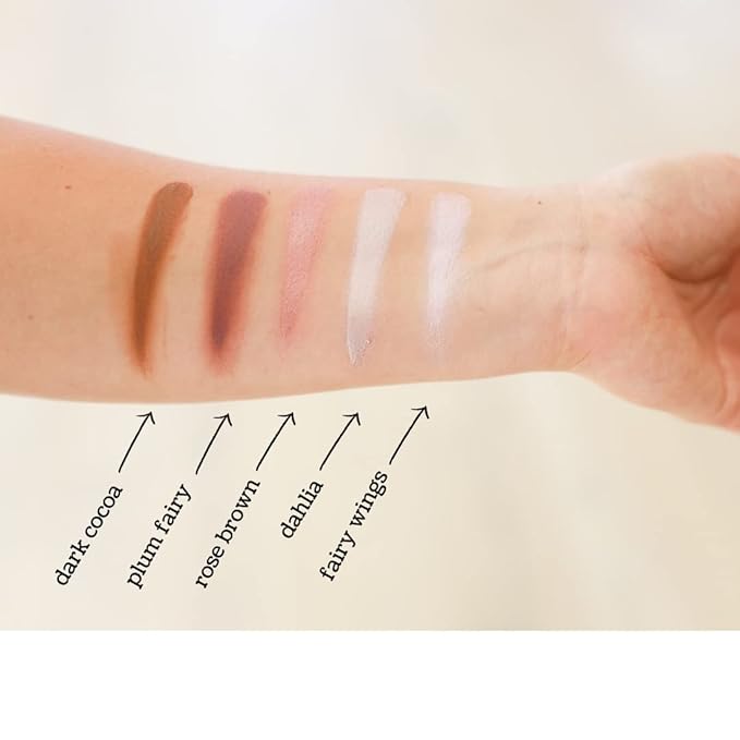 Lauren Brooke Cosmetiques Cream Eyeshadow | Natural Organic Eye Makeup, Richly Pigmented, Dahlia (Shimmer)