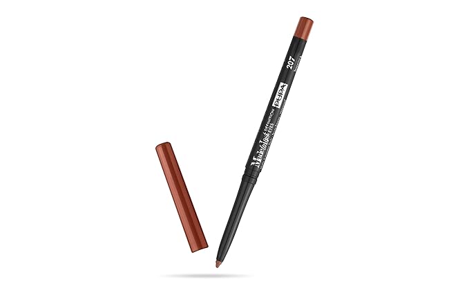 Pupa Milano Made To Last Definition Eyes - Creamy Retractable Automatic Eyeliner - Create Instant, Smudge Free Intensity - Lasting Color Liner For Waterline Or Lid - 207 Deep Burgundy - 0.012 Oz