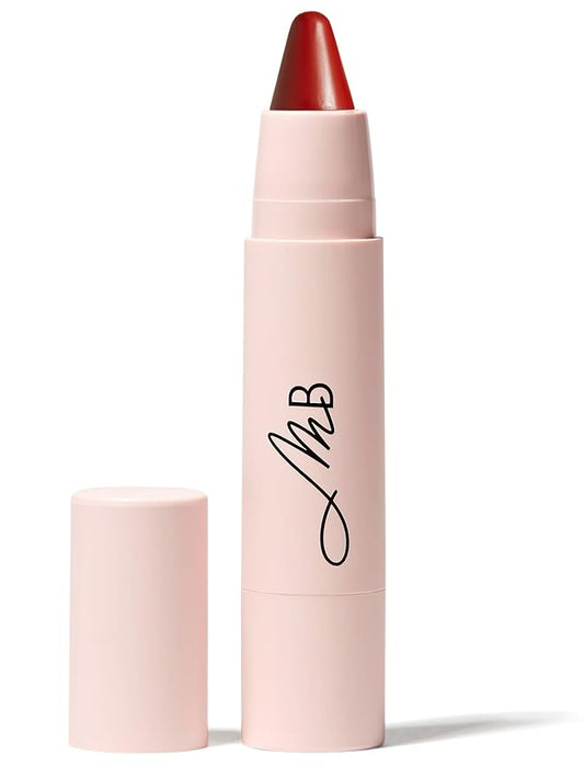 Monika Blunder Beauty - Kissen Lush Lipstick Crayon - Matilda (Neutral Red) - Clean Beauty, Cruelty-Free, Vegan