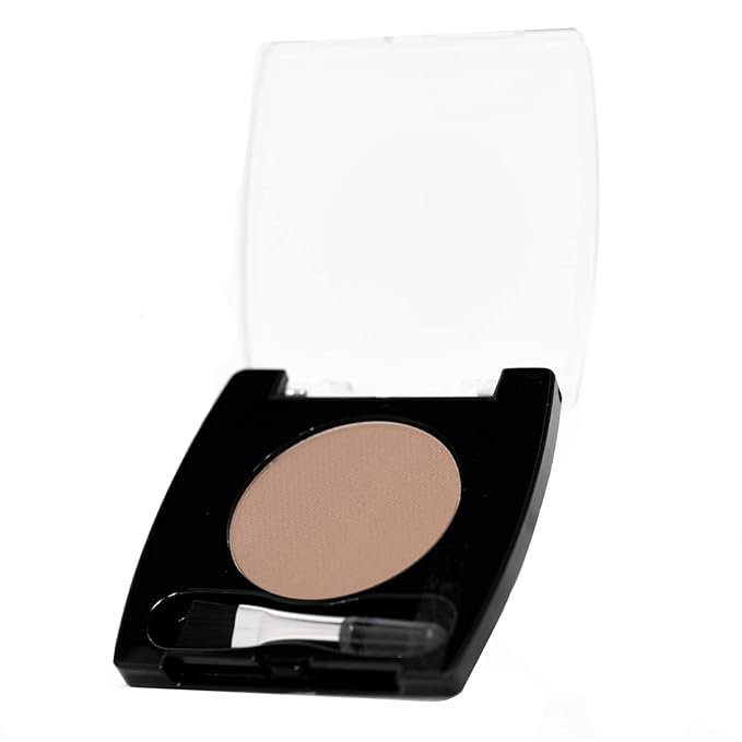 Palladio Brow Powder for Eyebrows, Soft and Natural Eyebrow Powder with Jojoba Oil & Shea Butter, Helps Enhance & Define Brows, Compact Size for Purse or Travel, Includes Applicator Brush, Taupe