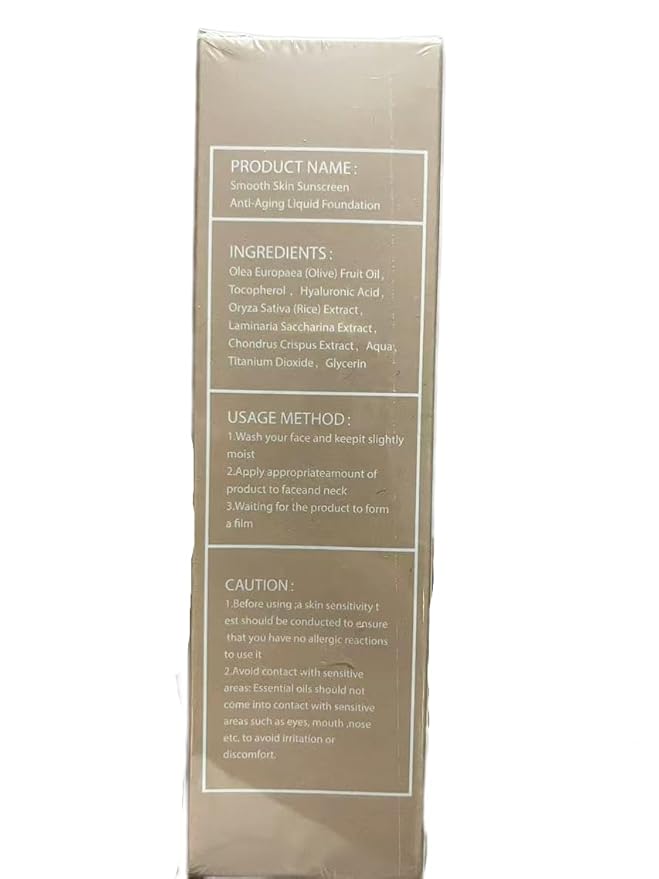 Biology 4-in-1 Foundation Hydrating Medium Spectrum Full Coverage Lotion Foundation, Protecting from Sun with SPF 50+, 4 1 Concealer Waterproof Longwear (Medium, M)