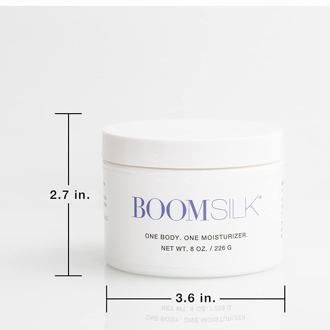 Boomsilk ® Face Moisturizer Cream, Rejuvenating Face Lotion & Facial Moisturizer for Mature Skin with Olive Oil, Beeswax & Honey, Hydrating Body Lotion for Women, Boom Beauty by Cindy Joseph, 8 oz