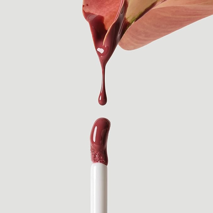 Ogee Beyond Clean Lip Gloss - Certified Organic Lip Gloss for Women - Effortlessly Plump, Hydrate & Add High-Shine Color, Freesia - Desert Rose Shimmer