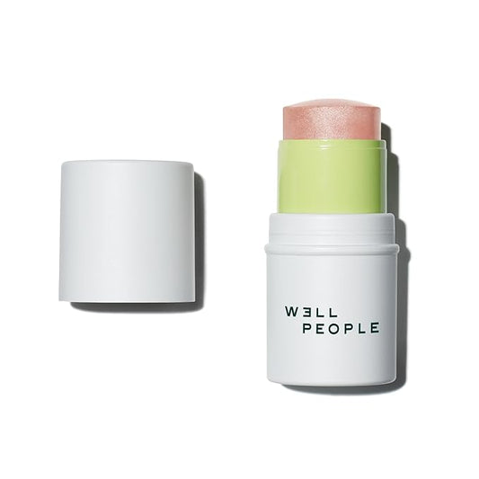 Well People Supernatural Stick Highlighter, Highlight Stick For Hydrated, Dewy Skin, Use On Lips, Cheeks & Eyelids, Vegan & Cruelty-free, Rose Glow