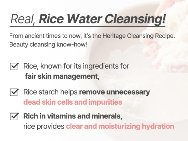 S.NATURE AQUA RICE FOAM CLEANSER | Facial Cleanser, Rice Extract Rice Powder Cleanser with Mild Cleansing, Glycerin,Vegan, Face Wash, Korean Skincareㅣ 80ml 2.7 Fl Oz