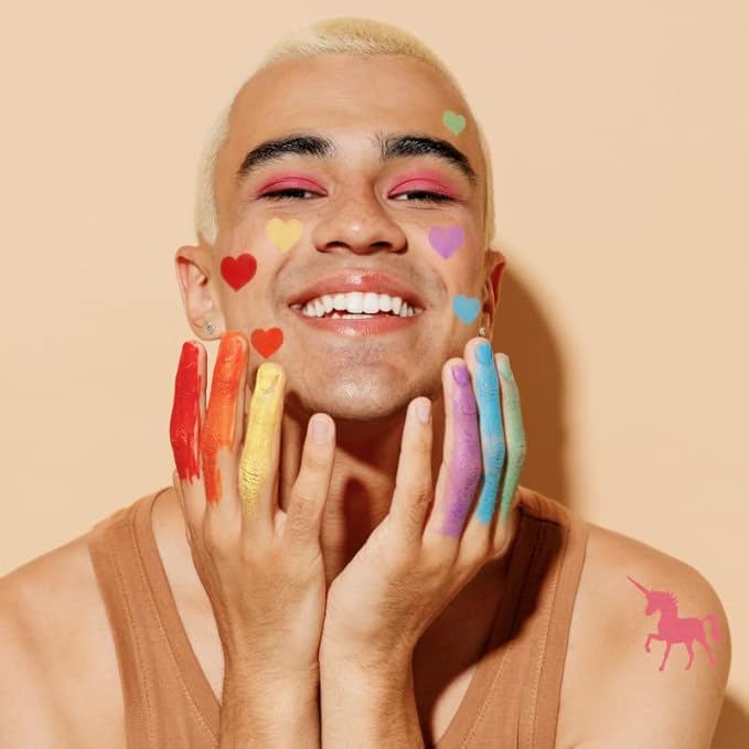 Stencil1 - Pride Makeup Stencil Durable Quality Reusable Stencils United States Stencil America for Parades, Parties and More!