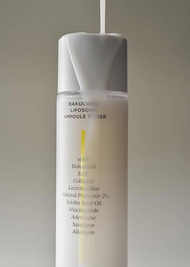 [FINDIVE Official] Bakuchiol Liposome Ampoule Toner, Bakuchiol, Plan-Based Retinal Alternative, Liposomal Squalane1%, Allantoin, Anti Wrinkle Toner, 5.07fl.oz