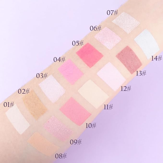 Monochrome Matte Eyeshadow Makeup Palette, Highly Pigmented Pink Red Eyeshadow Palette, Matte Pressed Powder Eye shadow Make up, Single Vegan Eye Shadow, Daily Evening Women Girls Makeup Eyeshadow 5#