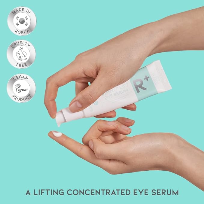 Retinol Eye Cream Serum For Wrinkle Lift, Anti Aging, Under Eye Bag, Puffy Eyes and Dark Circles Treatment, Ceramide, Hyaluronate, Korean Vegan Eye Facial Serum 30g