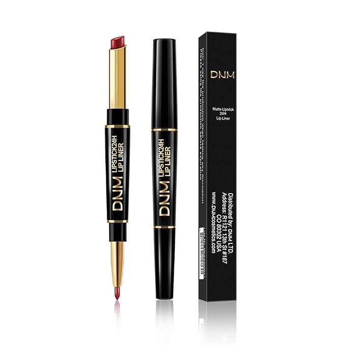 3Pcs Coral Pink, Milk Tea, Rose Mauve Lip Liner and Lipstick Set – Double-Ended 2-in-1 Lip Liner and Matte Lipstick Combo, 24-Hour Wear, Smudge-Proof, Non-Drying, Lightweight, lapiz de labios (Set A)