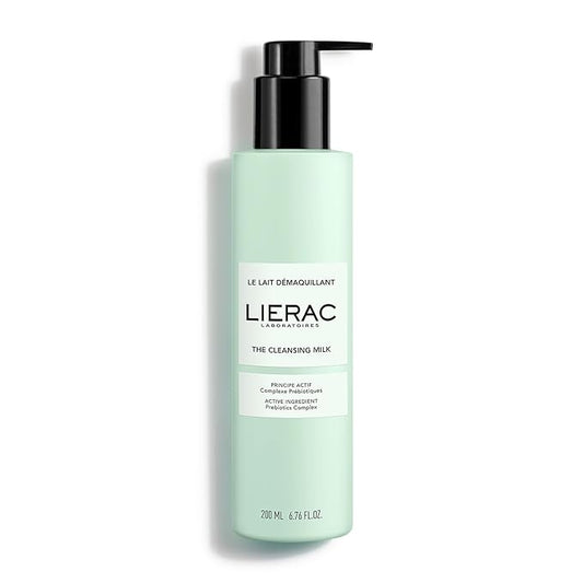 Lierac Demaquillant The Cleansing Milk - Milk Cleanser for Face Makeup Remover, Face Wash, Cleanses - Nourishes, Hydrating & Soothing Cleansing, 200ml