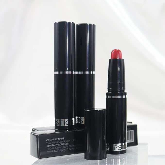 3 Pcs Matte Lipstick Crayon Pencil Set,Pink Red Brown Light to Dark Velvet Lip Stick for Women's 24 Hour Long Lasting Waterproof Lip Liner,labiales mate 24 horas originales