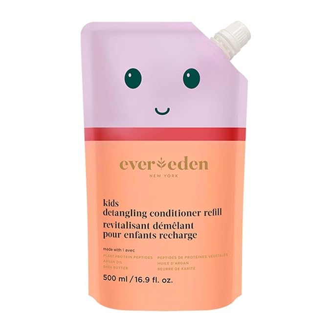 Evereden Kids Conditioner Refill, 16.9 fl oz. | Detangler for Children's Haircare | Non-toxic Conditioning for Silky Smooth Hair