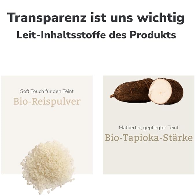 lavera Invisible Finish Loose Powder - Long Lasting Setting Powder - Sets Make Up & Provides Matte Finish - Transparent Face Powder - PETA Certified - Vegan - Made in Germany - 0.4 Oz