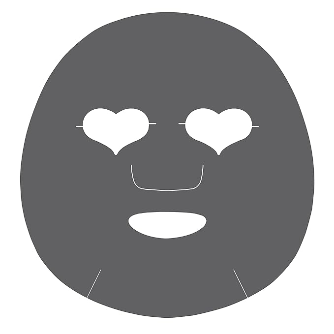 Pacifica Super Green Detox Sheet Mask – Charcoal, Kale & Clay Pore Cleansing Mask for Oily, Blemish-Prone Skin, Deep Detox Facial Mask, Vegan