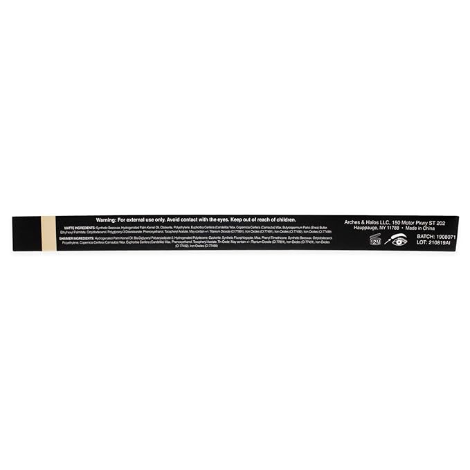 Arches & Halos Brow Highlighting and Concealer Crayon - Light - Shaping and Shimmer Eyebrow Stick and Highlighter Duo - Soft, Ultra Creamy Formula - Define, and Sculpt for Sharp Brows - 0.176 oz