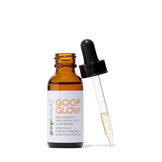 goop Beauty 20% Vitamin C + Hyaluronic Acid Serum | Hydrating, Firming, & Brightening | Improves Tone & Texture | Paraben and Silicone Free | 1 fl oz