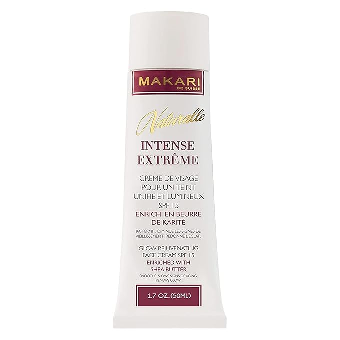 MAKARI Naturalle Intense Extreme Gift Set Rejuvenating Skin Care Products with SPF15 for Dry to Normal Complexion, 4 Piece Botanical Facial Kit for Women