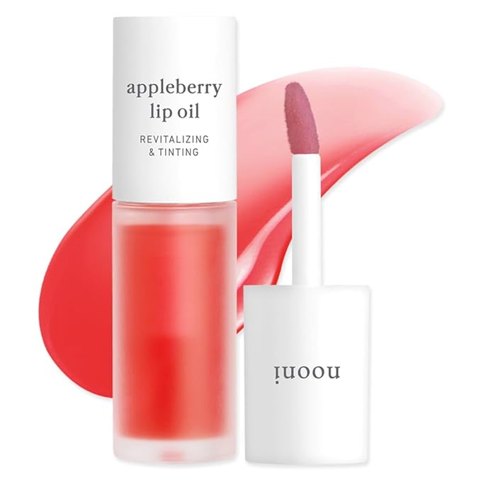NOONI Korean Lip Oil Gift Set + Applepeony + Appleberry Lip Oil