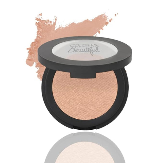 Color Me Beautiful Color Pro Single Eyeshadow, Full Pigment and Long-Lasting Pressed Powder, Cruelty-Free