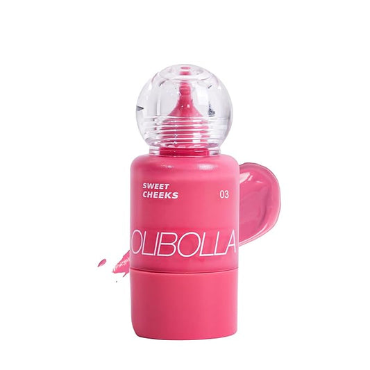 Liquid Blush, High Pigment, Buildable, Lightweight, for Radiant & Flushed & Dewy Cheeks, Long-lasting, Hydrating Cream Blush, For Dry Skin, 0.31 fl.oz