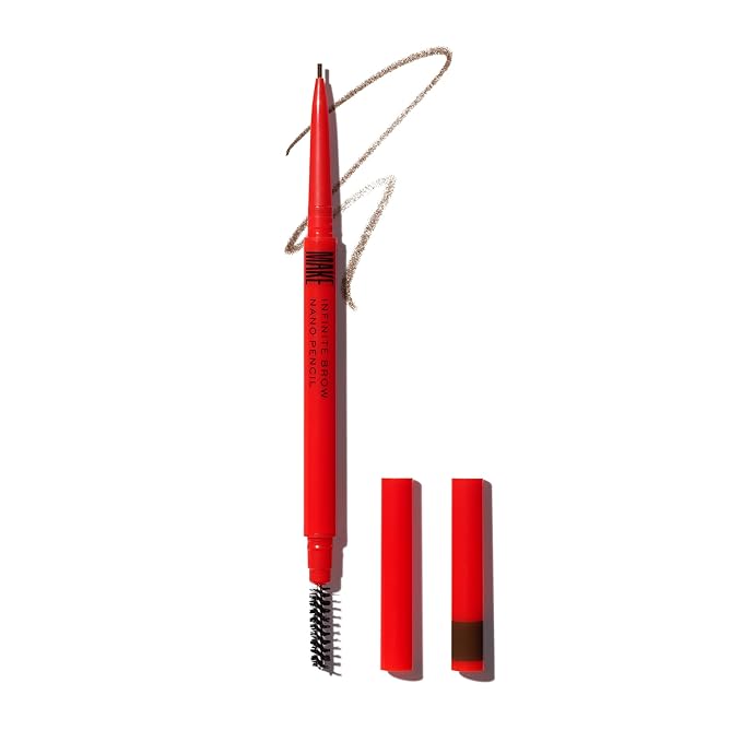 MAKE Beauty Nano Brow, Micro Eyebrow Pencil. Long-Lasting Smudgeproof Eye Brow Makeup for Hairlike Lines. Precision Liner for Natural-Looking Eyebrows - Shade, Warm Brown