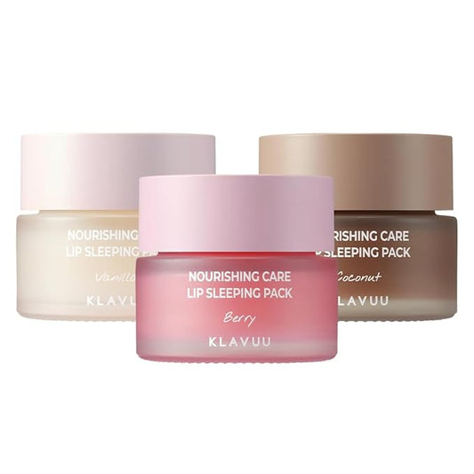Klavuu Lip Mask (3PCS) (Vanilla + Berry + Coconut)