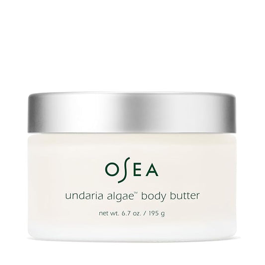 OSEA Undaria Algae™ Body Butter 6.7 oz - For Dry Skin - Ultra Hydrating Whipped Shea Butter + Ceramides - Vegan Skincare & Clean Bodycare - Thick Body Cream - For Extremely Dry Crepey Skin