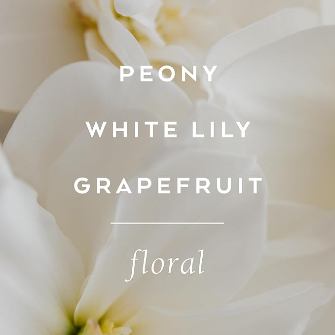 Lollia Breathe Bubble Bath, 12.9 fl. oz., Peony & White Lily Scented Bubbling Cleanser for Women, Soothing & Moisture-Rich Scented Body Soap with Hydrating Ingredients