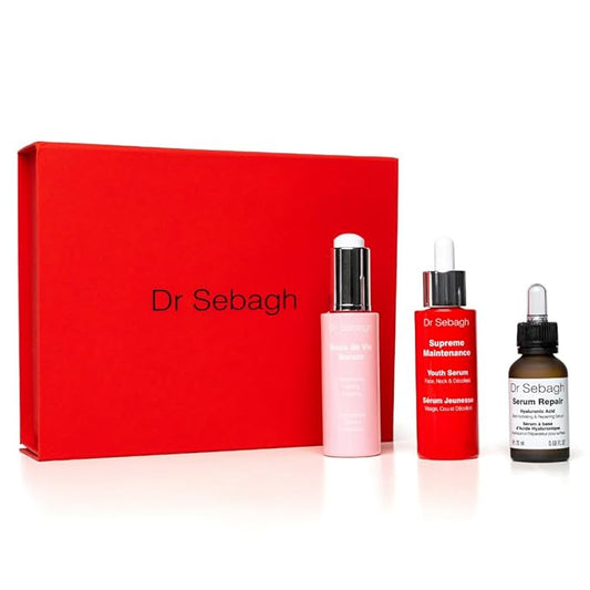 Iconic Trio - Serum Gift Set (Rose de Vie, Hyaluronic Acid & Resveratrol) | 3 Award-Winning Products | Rejuvenate & Refreshes Skin | Natural Ingredients | Expert Formula For All Skin Type