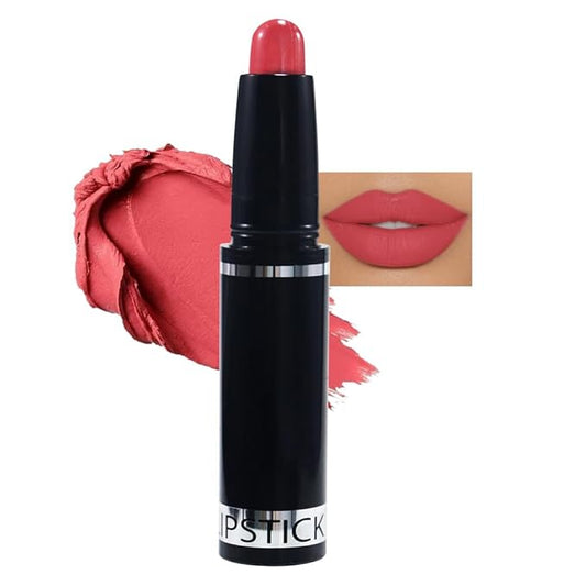Light Red Matte Lipstick Crayon Pencil Set,Velvet Lip Stick for Women 24 Hour Long Lasting Waterproof Lip Liner,Magic Lipstick 24 Hours Original Lip Liner Makeup Stain Long Lasting Waterproof