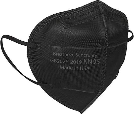 Breatheze KN95 Face Masks Made in USA - Face Masks Disposable KN95 Mask - FDA Registered Masks