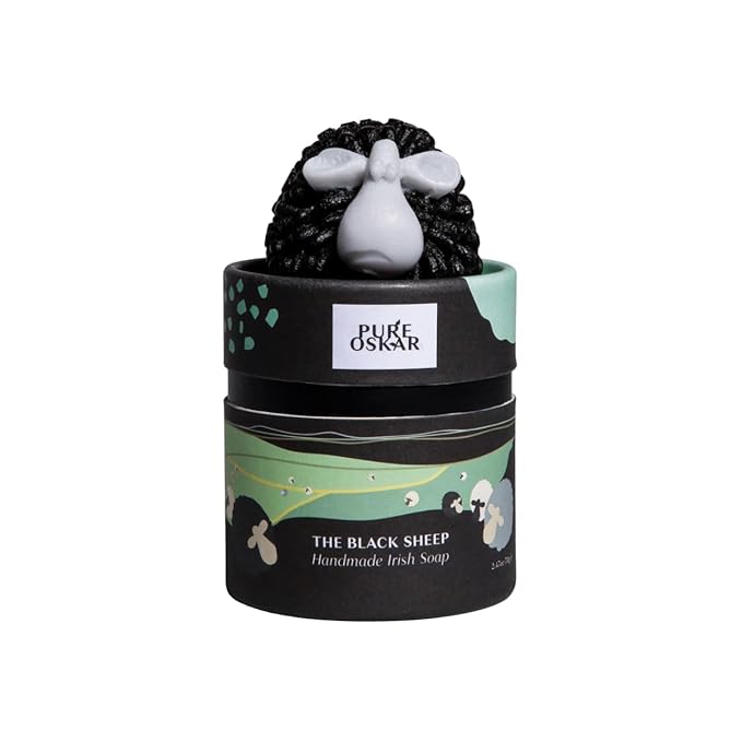 Handmade Soap Irish Natural Moisturizing Ingredients Black Sheep Cute Quirky Fun Irish Box Gift Made in Ireland