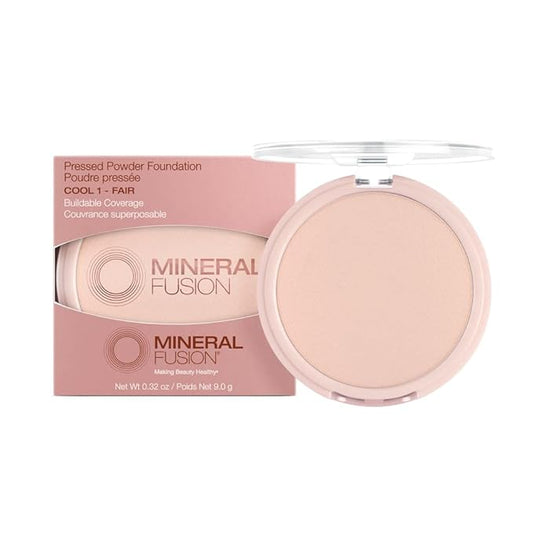 Mineral Fusion, Pressed Powder Foundation Cool 1, 0.32 Ounce