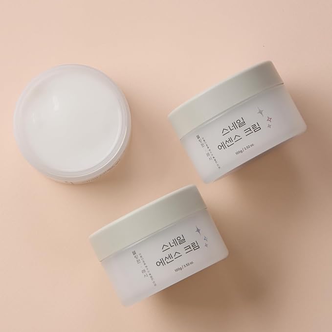 BlingOne L.ASY Snail Essence Cream (3.52 oz) – Soothing & Hydrating Moisturizer for Sensitive Skin